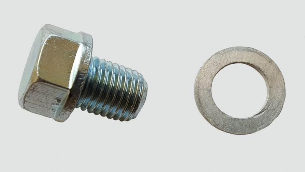 Болт-пробка картера сливная М12x1.5x15мм, 157FMI, 162FMJ, 164FML, 167FMM (CB, CG125-250)