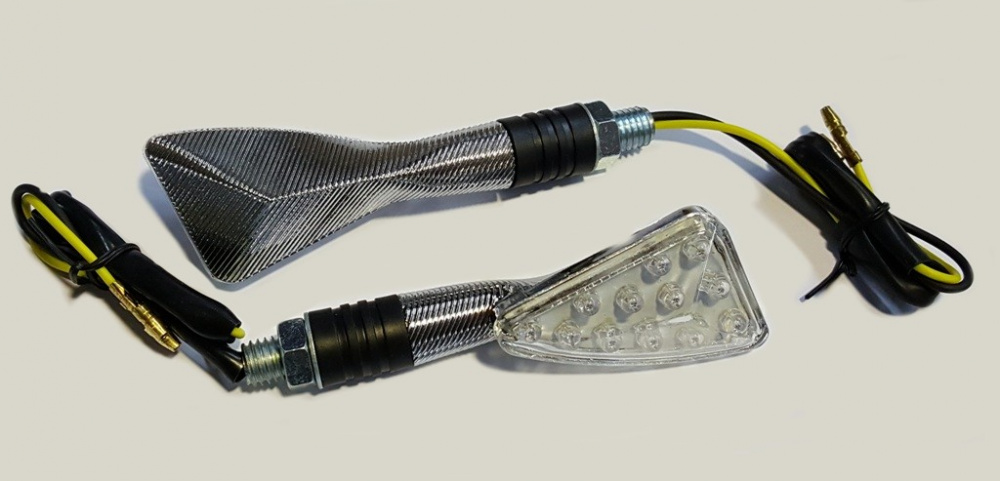 Указатели поворота светодиодные (пара) MINI-S-LED-14 универсальные