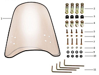Кузовные элементы, пластик снегохода IRBIS Dingo T125 (часть 4)
