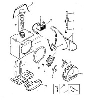 Авто-смесь 2-Х ТАКТНОГО ПЛМ MERCURY 60 Серийный номер от 7208333 до 0A721307