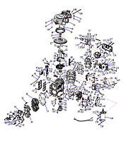 Двигатель 2-Х ТАКТНОГО ПЛМ PARSUN T40BML