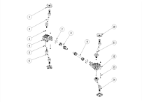 Карданный вал и редуктор в сборе КВАДРОЦИКЛА GBM CRONOS 420 4WD EFI