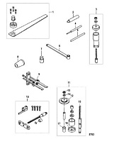 Инструменты 2-х тактного ПЛМ MERCURY 25 М Серийный номер от 0N018456 до 0N055504