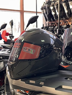 Шлем интеграл HETOSHI DOT CARBON FIBER XD1-472 цв.Черный р. XL