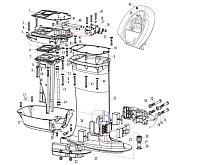 Дейдвуд 2-х тактного ПЛМ MARLIN 40F