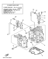 Двигатель 4-Х ТАКТНОГО ПЛМ YAMABISI F9.9BMS