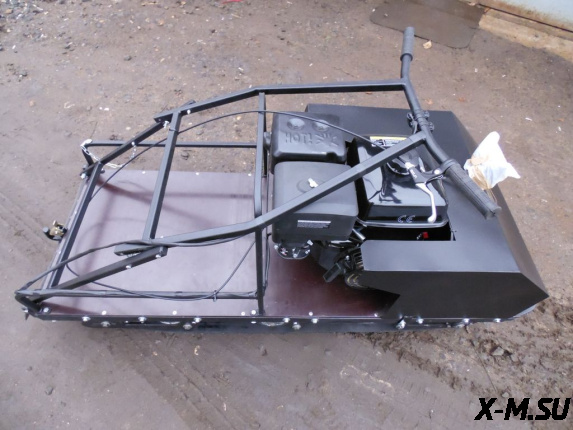 Мотобуксировщик AhtaR Зима 15 л/с с вариатором