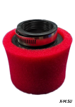 Фильтр нулевого сопротивления (прямой) d-42 мм красный