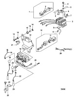 Электрические компоненты, выпрямитель 4-Х ТАКТНОГО ПЛМ MERCURY 20 Серийный номер от 0R235168 и выше