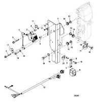 Катушка зажигания 1C104423/0P560349 и ниже 4-Х ТАКТНОГО ПЛМ MERCURY 60 Серийный номер от 1C050252 и выше