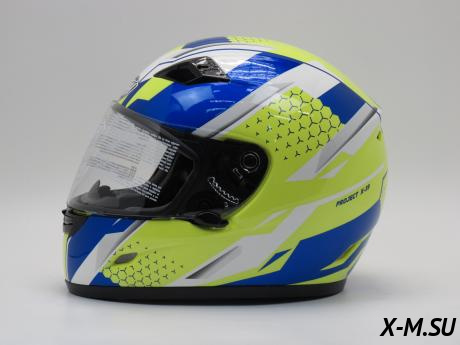 Шлем "THH" TS-39 YEL/BLU PROJECT X Шлем "THH" TS-39 YEL/BLU PROJECT X