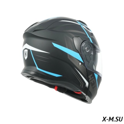 Шлем модуляр HETOSHI FF935 Shogun цв.Черно-сине-белый  р.M
