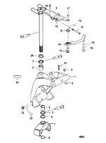 Поворотный кронштейн 2-Х ТАКТНОГО ПЛМ MERCURY 55 Серийный номер от 0T980000 и выше