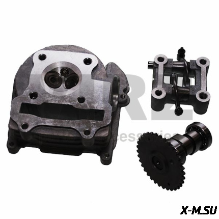 Головка цилиндра 4Т 139QMB (GY6) D44 (d=16/18,5) в сборе (к-т с распредвалом)