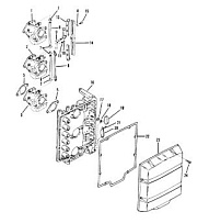 Карбюратор и пластина аттенюатора 2-Х ТАКТНОГО ПЛМ MERCURY 90 Серийный номер от 9506481 до 9589038