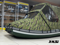 Ходовой комб. (носовой+основной) тент MISHIMO 390 LITE/PRO/LITE DF кмф зеленый (6)
