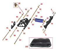 Ходовая часть снегохода IRBIS Dingo (2018 г.) (часть 3)