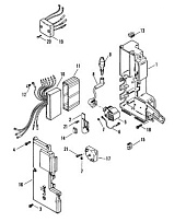 Электрические компоненты (55) 2-Х ТАКТНОГО ПЛМ MERCURY 50EO Серийный номер от 0D000750 до 0G290584