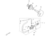 Масляный насос КВАДРОЦИКЛА STELS ATV 110 D (605)