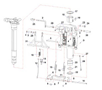 Кронштейн 2-Х ТАКТНОГО ПЛМ PARSUN T50BML