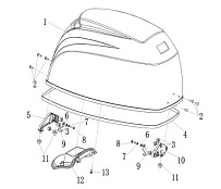 Колпак 2-Х ТАКТНОГО ПЛМ PARSUN T60BML