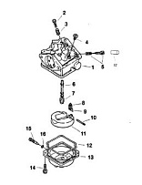 Карбюратор 4-Х ТАКТНОГО ПЛМ MERCURY 5 Серийный номер от 0P073456 до 0P400999