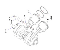 Поршневая 2-Х ТАКТНОГО ПЛМ PARSUN T40BML