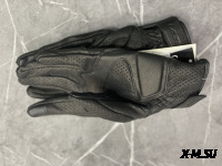 Перчатки взрослые REVIT XD2-56 с перфорацией цв. Черный р. S