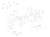 ЗАЖИМНЫЕ ЧАСТИ 4-Х ТАКТНОГО ПЛМ SEANOVO F9.9BMS