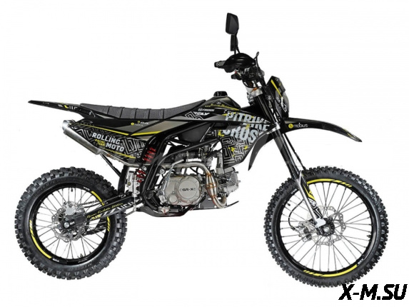 Питбайк GR-X YX125EM 19/16 (механ. сцепл., эл. cтартер 2022 г.) Roman Kurbatov Edition