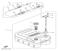 Топливный бак 4-Х ТАКТНОГО ПЛМ SEA-PRO F9.9P