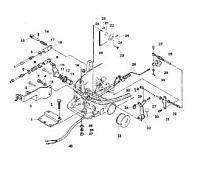 Комплект для дистанционного управления 4-Х ТАКТНОГО ПЛМ MERCURY 5 Серийный номер от 0R067090 и выше