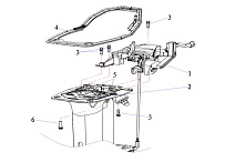 Прокладка базы двигателя 2-х тактного ПЛМ MARLIN 30F