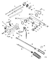 Рукоятка румпеля 4-Х ТАКТНОГО ПЛМ MERCURY 30 Серийный номер от 0T409000 до 1B226999