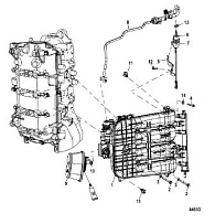 Впускной коллектор 4-Х ТАКТНОГО ПЛМ MERCURY 100 Серийный номер от 0P459572 и выше
