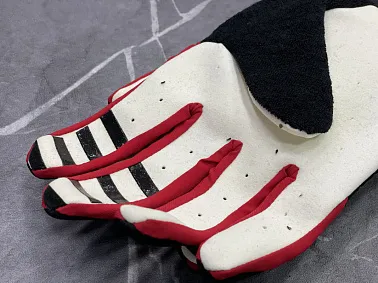 Перчатки взрослые FOX XD2-17 цв. Черно-красный  р. M