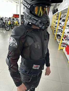 Мотозащита (черепаха с рукавами) Pro-Biker XD4-37 цв. Черный р. XL